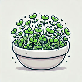 Bowl of microgreens